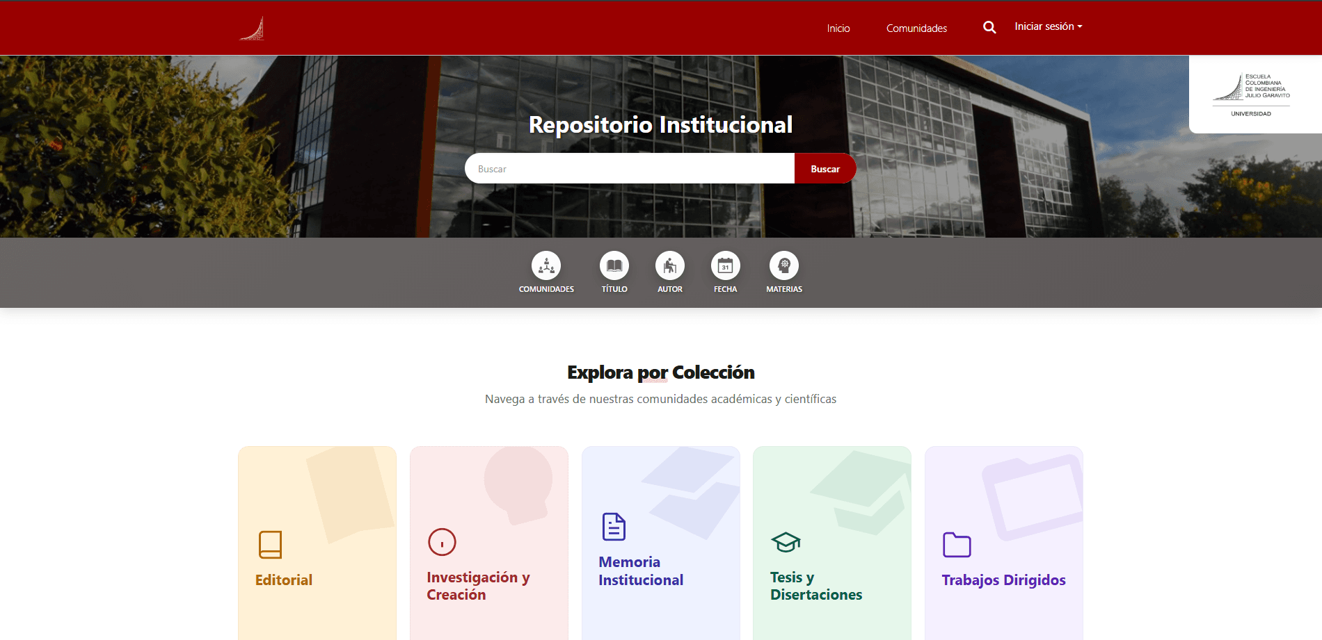 DSpace - Escuela Colombiana de Ingeniería